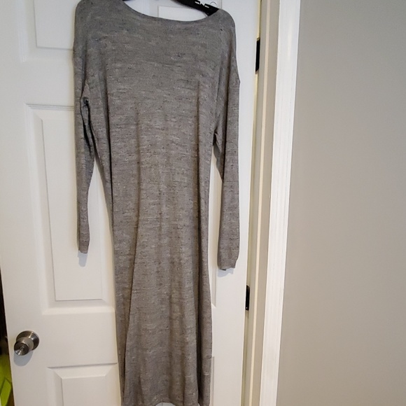 NEW GIBSON LATIMER TIE WAIST SWEATER DRESS - Picture 6 of 6